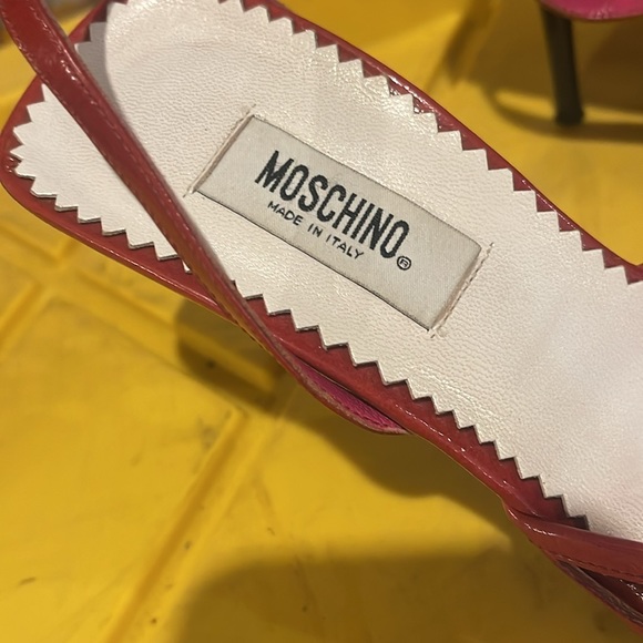 MOSCHINO Slingback Pumps. Size 37 - Picture 3 of 8
